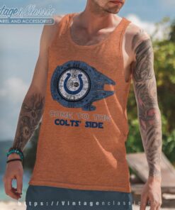 Come To The Indianapolis Colts Side Star Wars Shirt Tank Top Racerback
