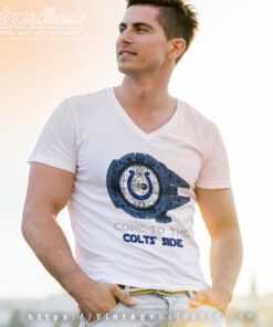 Come To The Indianapolis Colts Side Star Wars Shirt V Neck TShirt