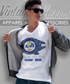 Come To The Los Angeles Rams Side Star Wars Shirt V Neck TShirt