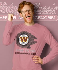 Come To The Washington Commanders Side Star Wars Shirt 2 Come To The Washington Commanders Side Star Wars Shirt Long Sleeve Tee