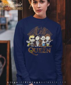 Comic Style Snoopy Dog Queen Band Sweatshirt