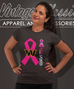 Commanders Nfl Crush Cancer 2023 Women TShirt