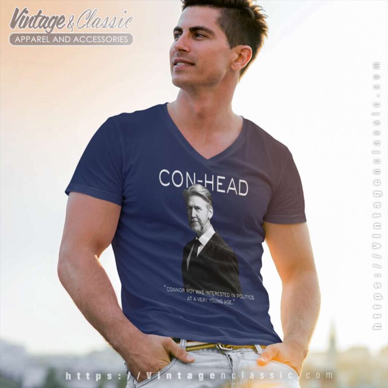 Con Head Succession Shirt V Neck TShirt Con Head Succession Shirt V Neck TShirt