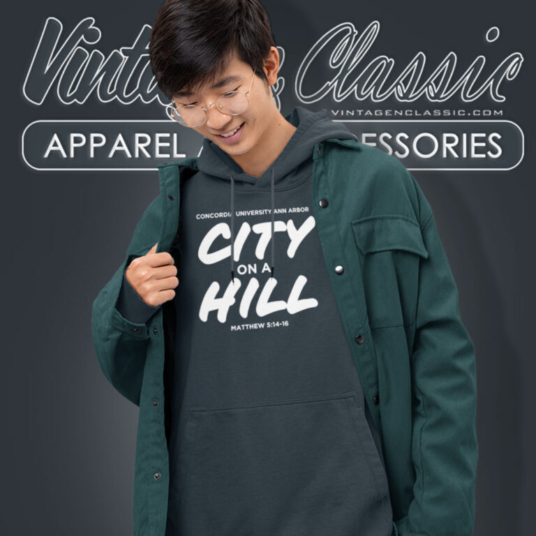 Concordia City On A Hill Christian University Michigan Hoodies Concordia City On A Hill Christian University Michigan Hoodies