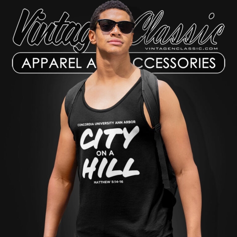 Concordia City On A Hill Christian University Michigan Tanktop Concordia City On A Hill Christian University Michigan Tanktop