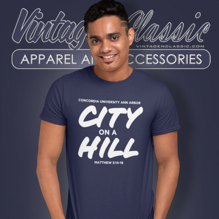 Concordia City On A Hill Christian University Michigan Tshirt Concordia City On A Hill Christian University Michigan Tshirt