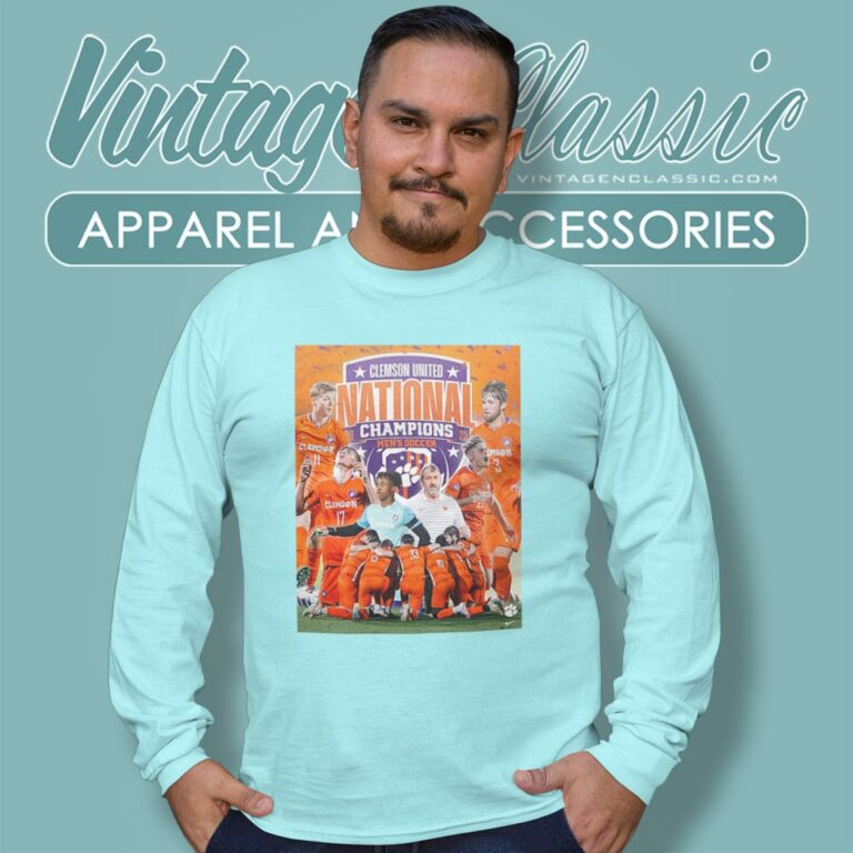 Congrats Clemson Tigers 2023 Ncaa Mens Soccer National Champions Long Sleeve Tee Congrats Clemson Tigers 2023 Ncaa Mens Soccer National Champions Long Sleeve Tee