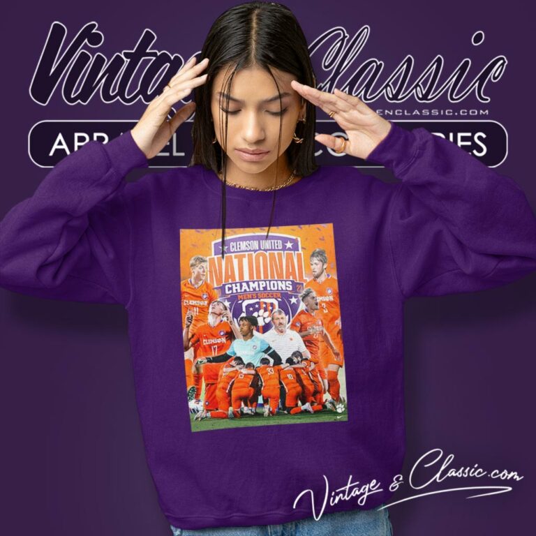 Congrats Clemson Tigers 2023 Ncaa Mens Soccer National Champions Sweatshirt Congrats Clemson Tigers 2023 Ncaa Mens Soccer National Champions Sweatshirt