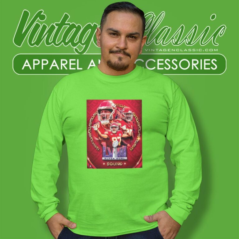 Congrats Kansas City Chiefs Super Bowl Lviii Bound 2024 Afc Champions Poster Long Sleeve Tee 1 Congrats Kansas City Chiefs Super Bowl Lviii Bound 2024 Afc Champions Poster Long Sleeve Tee 1