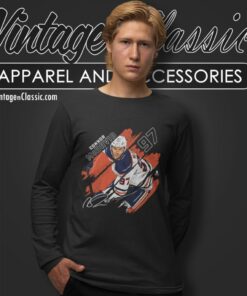 Connor Mcdavid Edmonton Hockey Nhl Long Sleeve Tee