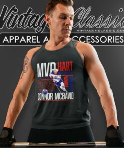 Connor Mcdavid Edmonton Oilers 2023 Hart Trophy Winner Mvp Tank Top Racerback