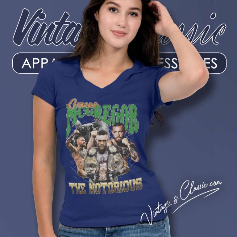 Conor Mcgregor The Notorious Ufc Mma Fighter V Neck TShirt Conor Mcgregor The Notorious Ufc Mma Fighter V Neck TShirt