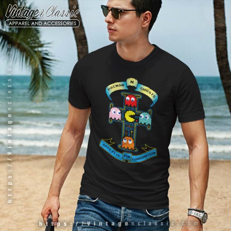 Consumption Pacman Ghosts Game tshirt Consumption Pacman Ghosts Game tshirt