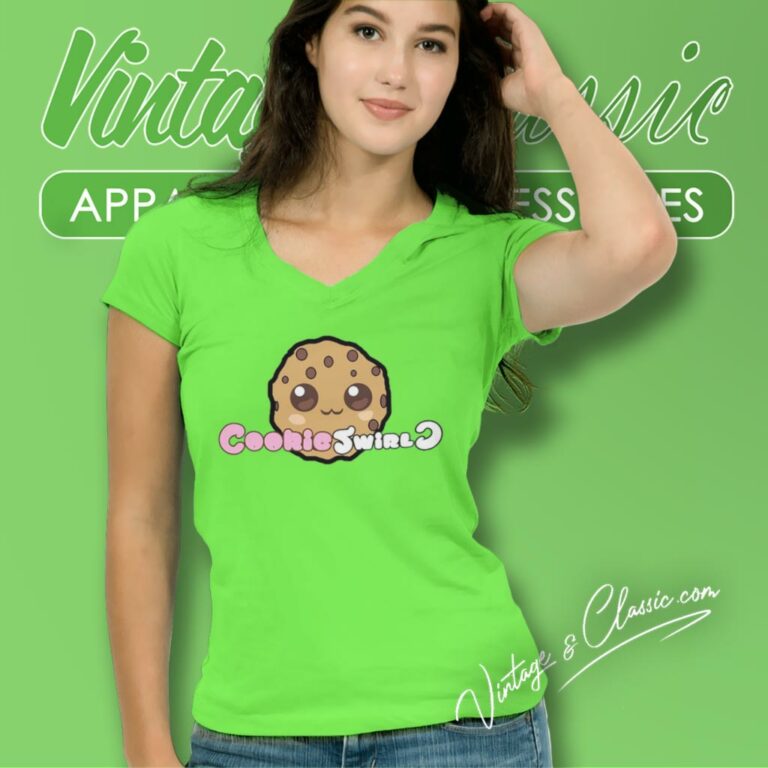 Cookieswirlc Logo V Neck TShirt Cookieswirlc Logo V Neck TShirt