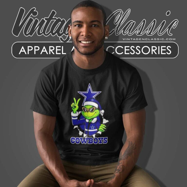 Cool Grinch Dallas Cowboys Christmas Nfl T Shirt Cool Grinch Dallas Cowboys Christmas Nfl T Shirt