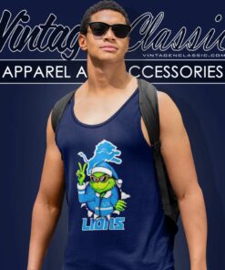 Cool Grinch Detroit Lions Christmas Nfl Shirt