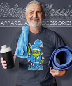 Cool Grinch Detroit Lions Christmas Nfl V Neck TShirt