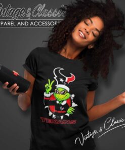 Cool Grinch Houston Texans Christmas Nfl Football Shirt 6 Cool Grinch Houston Texans Christmas Nfl Football Women TShirt