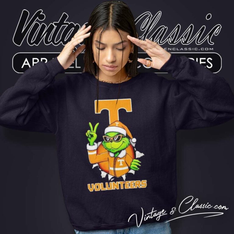 Cool Grinch Tennessee Volunteers Christmas Ut Sweatshirt Cool Grinch Tennessee Volunteers Christmas Ut Sweatshirt