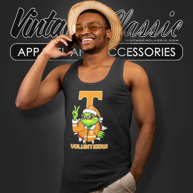 Cool Grinch Tennessee Volunteers Christmas Ut Tank Top Racerback Cool Grinch Tennessee Volunteers Christmas Ut Tank Top Racerback