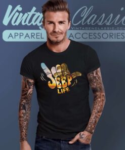 Jeep Life Sunset Beach Hand Signal Shirt 4 Jeep Life Sunset Beach Hand Signal T Shirt