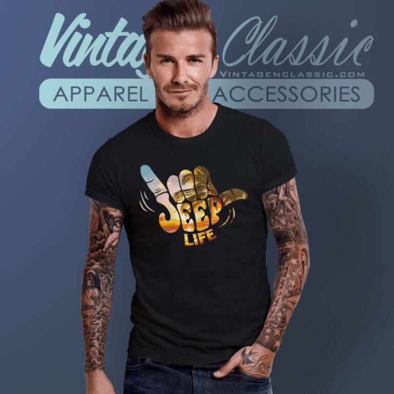 Jeep Life Sunset Beach Hand Signal T Shirt Jeep Life Sunset Beach Hand Signal T Shirt