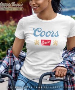 Coors Banquet Beer Logo Women TShirt