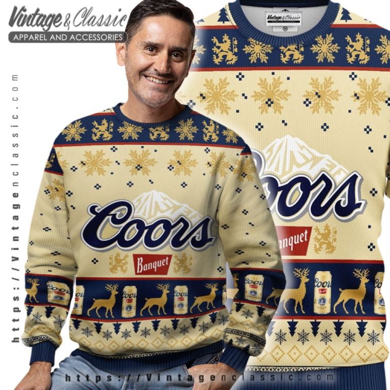 Coors Beer Logo Ugly Christmas Sweater Men Ugly Sweater Coors Beer Logo Ugly Christmas Sweater Men Ugly Sweater