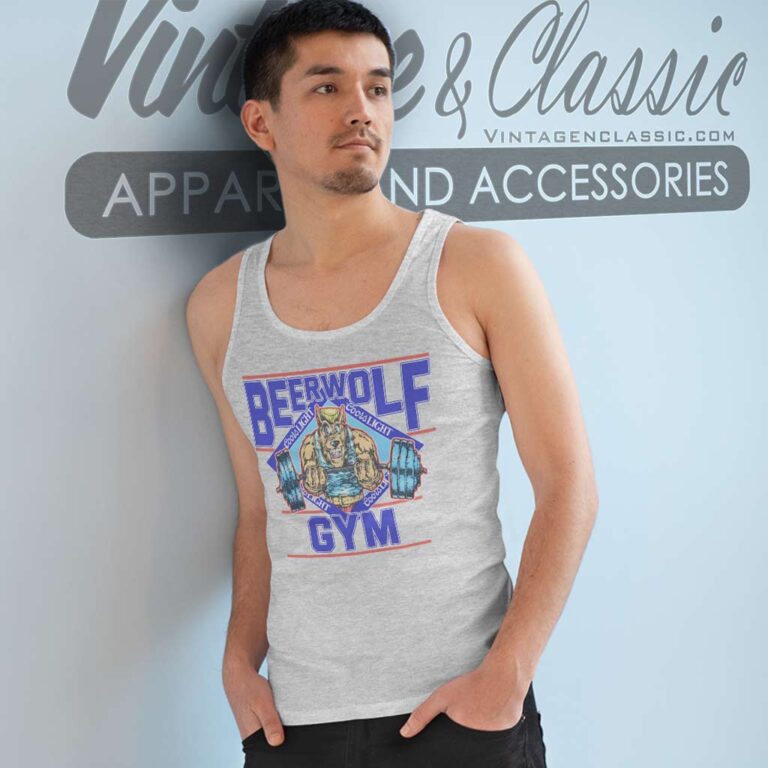 Coors Light Beerwolf Gym Tank Top Racerback 1 Coors Light Beerwolf Gym Tank Top Racerback 1