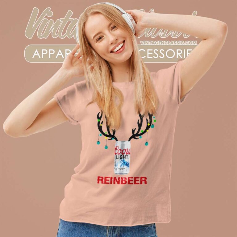 Coors Light Reinbeer Christmas Women TShirt Coors Light Reinbeer Christmas Women TShirt