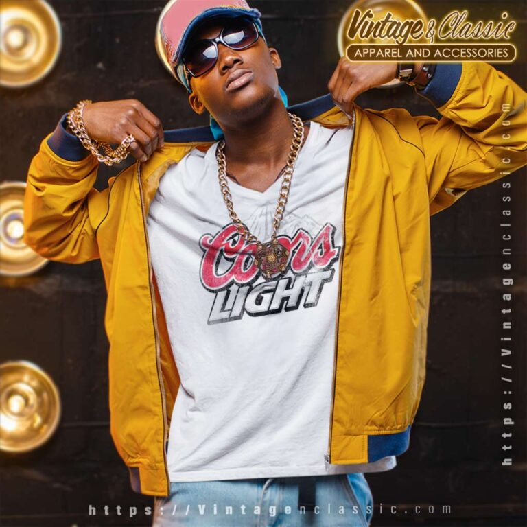 Coors Light Vintage Logo V Neck TShirt 1 Coors Light Vintage Logo V Neck TShirt 1