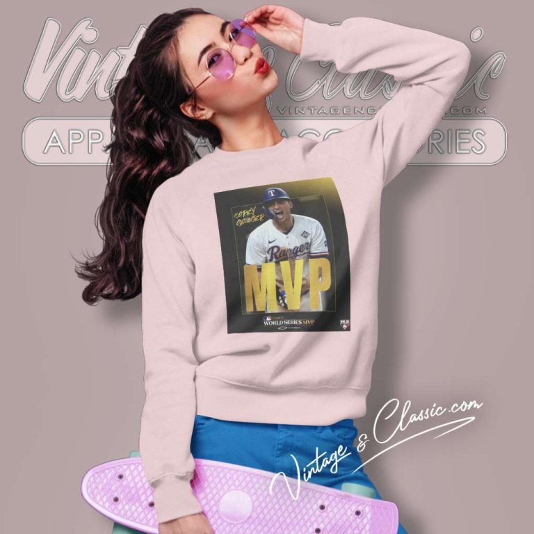 Corey Seager World Series Mvp 2023 Sweatshirt Corey Seager World Series Mvp 2023 Sweatshirt