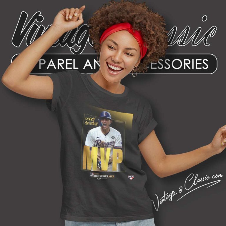 Corey Seager World Series Mvp 2023 Women TShirt Corey Seager World Series Mvp 2023 Women TShirt
