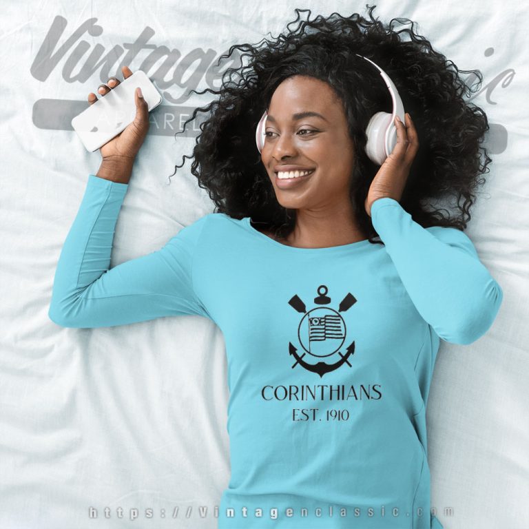 Corinthians Clube Logo Long Sleeve Tee Corinthians Clube Logo Long Sleeve Tee