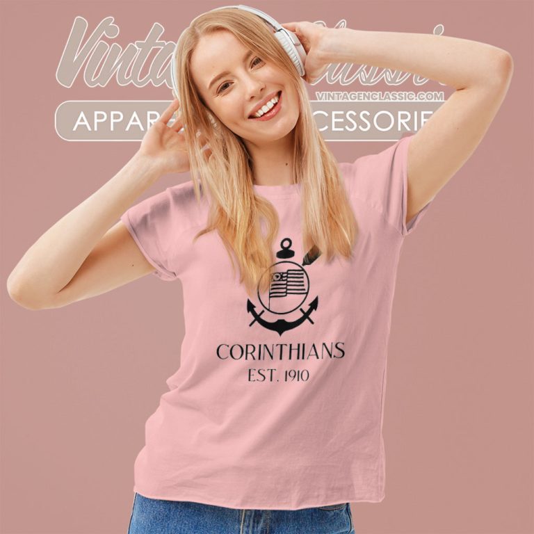 Corinthians Clube Logo Women T Shirt Corinthians Clube Logo Women T Shirt