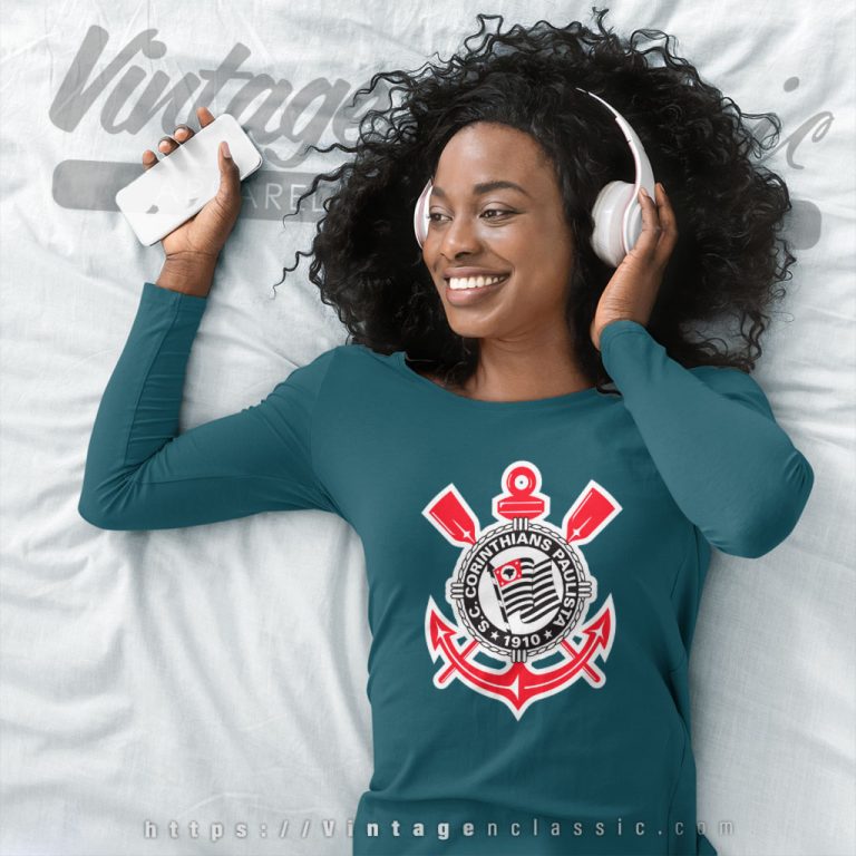 Corinthians Paulista Logo Long Sleeve Tee Corinthians Paulista Logo Long Sleeve Tee
