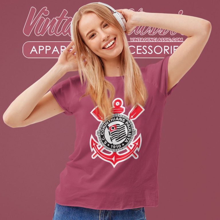 Corinthians Paulista Logo Women T Shirt Corinthians Paulista Logo Women T Shirt