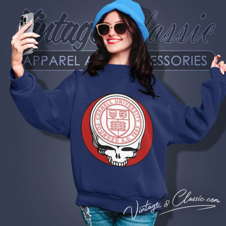 Cornell University Grateful Dead Steal Your Face Sweatshirt Cornell University Grateful Dead Steal Your Face Sweatshirt