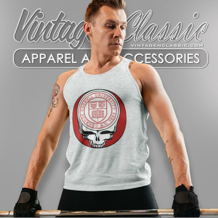 Cornell University Grateful Dead Steal Your Face Tank Top Racerback Cornell University Grateful Dead Steal Your Face Tank Top Racerback