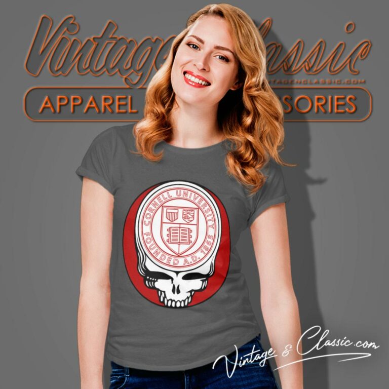 Cornell University Grateful Dead Steal Your Face Women T Shirt Cornell University Grateful Dead Steal Your Face Women T Shirt