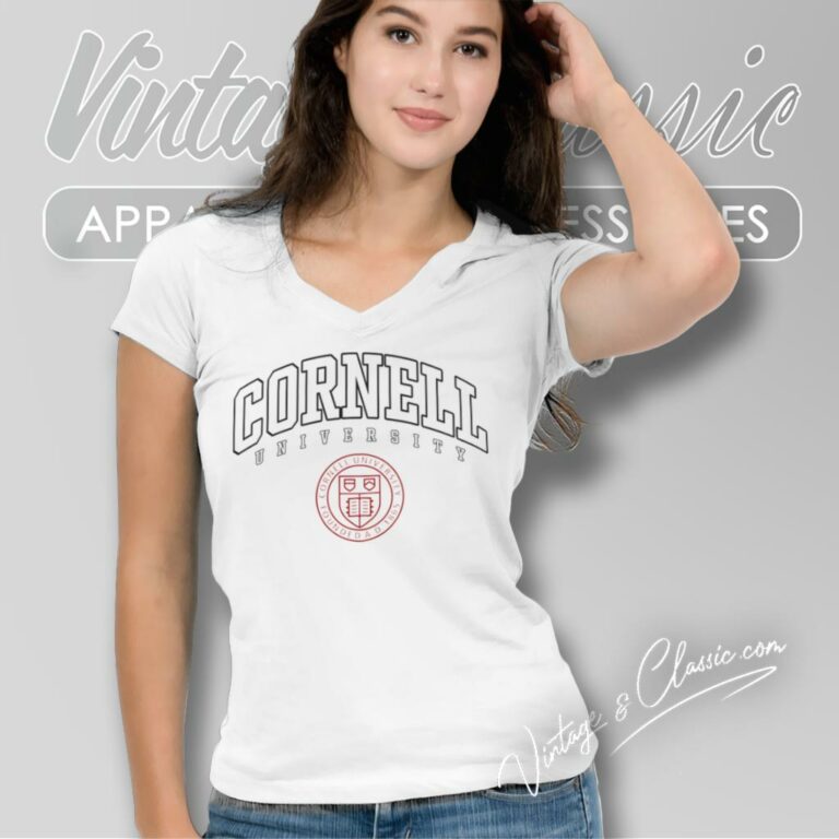 Cornell University V Neck TShirt Cornell University V Neck TShirt
