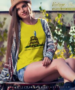 Cornholio Gadsden Flag Snake Are You Threatening Me Women TShirt