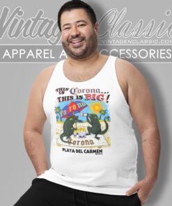 Corona Beer Shirt Mexican Lizard Tank Top Racerback