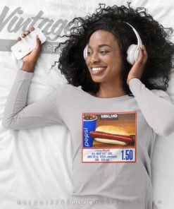 Costco Hot Dog Combo If You Raise The Price I Will Kill You Long Sleeve Tee
