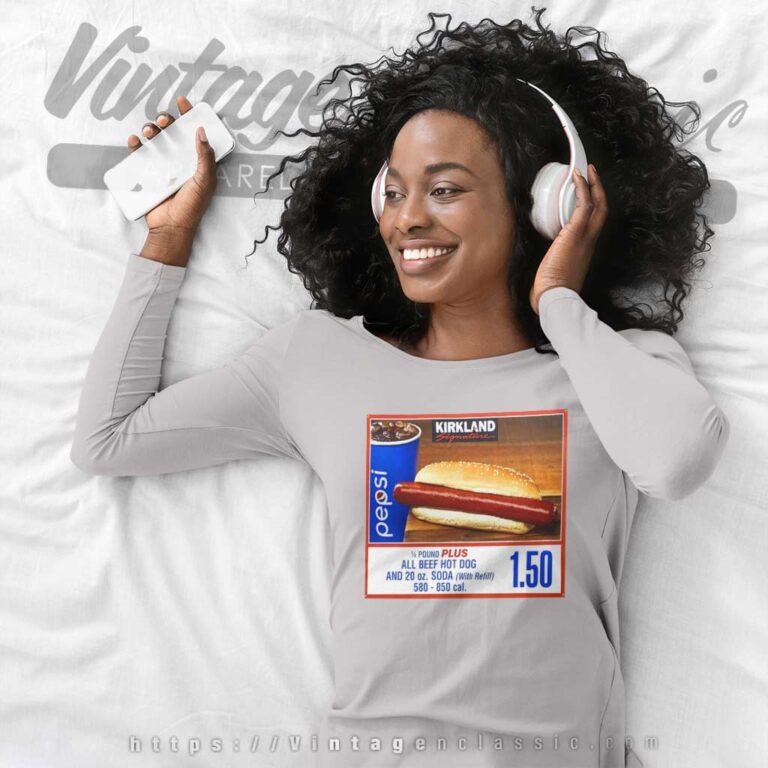 Costco Hot Dog Combo If You Raise The Price I Will Kill You Long Sleeve Tee Costco Hot Dog Combo If You Raise The Price I Will Kill You Long Sleeve Tee