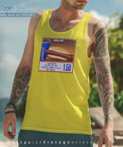 Costco Hot Dog Combo If You Raise The Price I Will Kill You Tank Top Racerback