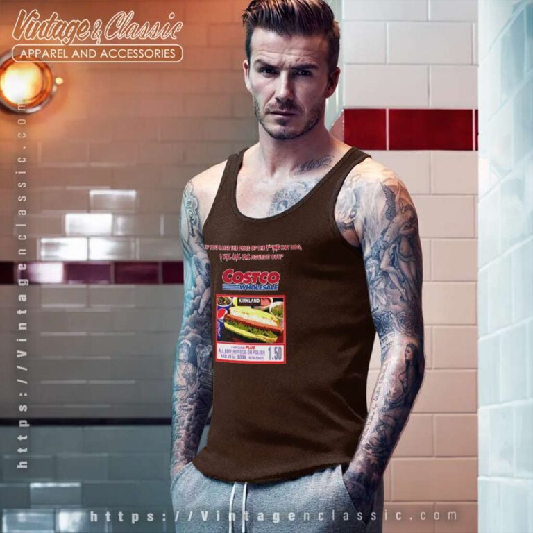 Costco Hot Dog Combo Keep The Price Tank Top Racerback Costco Hot Dog Combo Keep The Price Tank Top Racerback