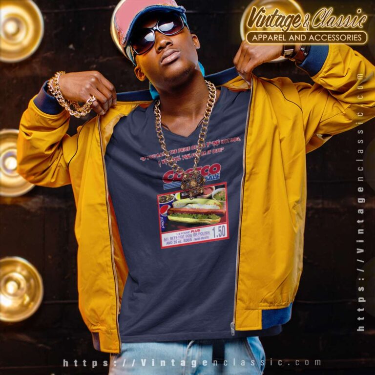 Costco Hot Dog Combo Keep The Price V Neck TShirt Costco Hot Dog Combo Keep The Price V Neck TShirt