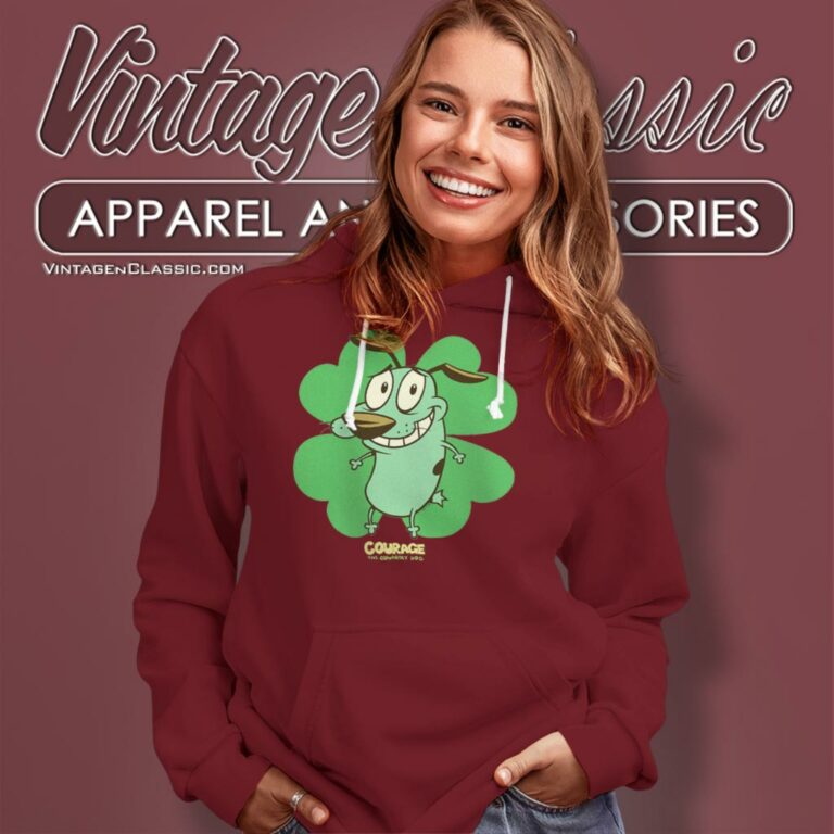 Courage The Cowardly Dog Saint Patricks Day Hoodie Courage The Cowardly Dog Saint Patricks Day Hoodie
