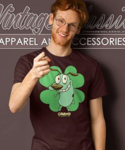 Courage The Cowardly Dog Saint Patricks Day T Shirt